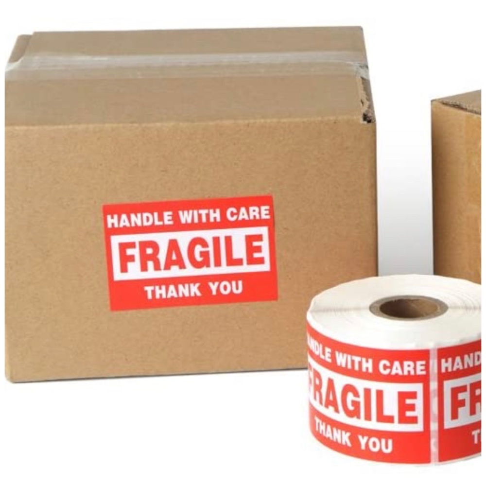 500 ct Roll Fragile Shipping Moving stickers label